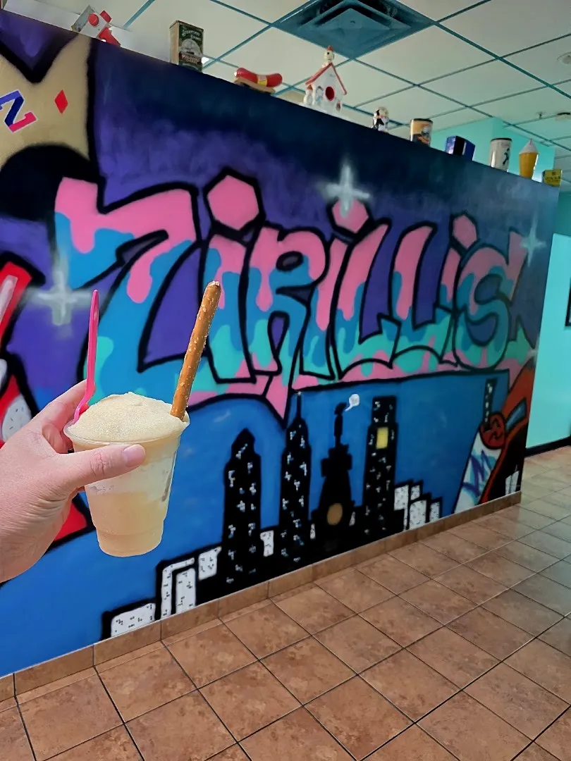 Graffiti wall that spells Zirilli’s